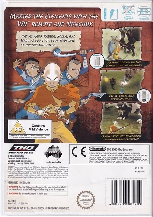 Avatar - The Legend of Aang (B Grade) (Used)